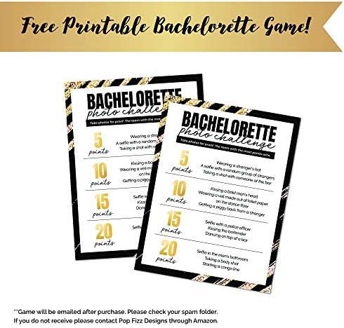 6 Pack Bachelorette Party Favors Hair Ties