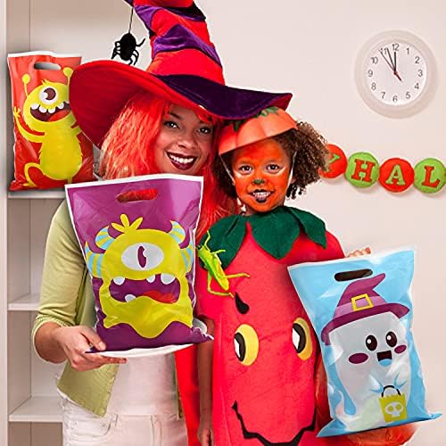 CCINEE 72pcs Halloween Treat Bags with Handles 1