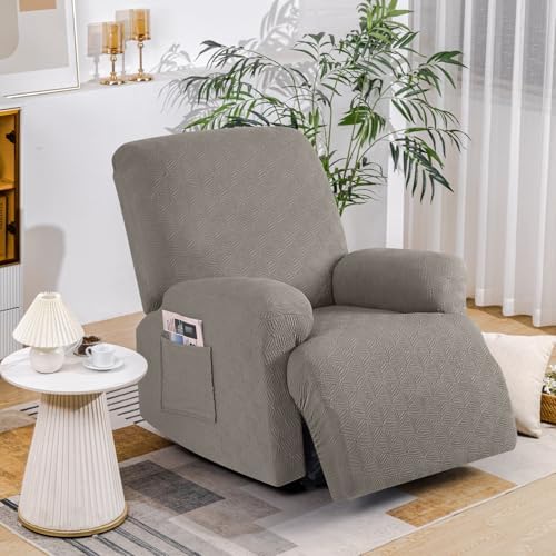 Timeles Extra Wide Recliner Chair Cover Taupe
