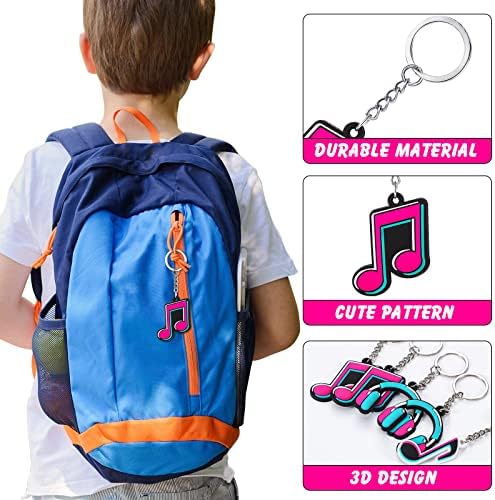 Fumete Music Keychain Back to School Party Favor Gift for Students