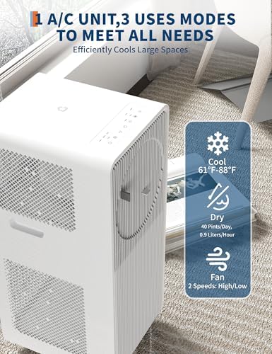 GAOMON 8000 BTU Portable AC Unit with Remote Control