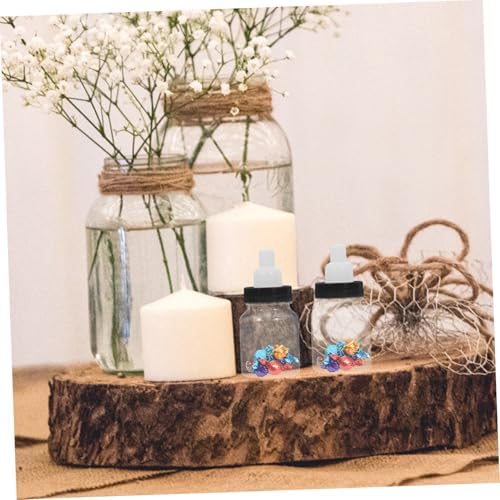 PRETYZOOM 12Pcs Transparent Candy Bottles for Party Favors 1