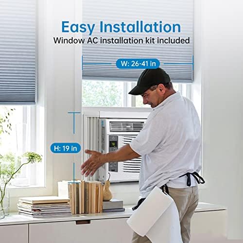 6000btu Window AC Unit with Remote and App Control