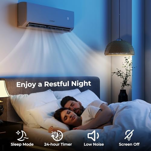 COSTWAY 18k Dual Zone Mini Split AC with Wifi