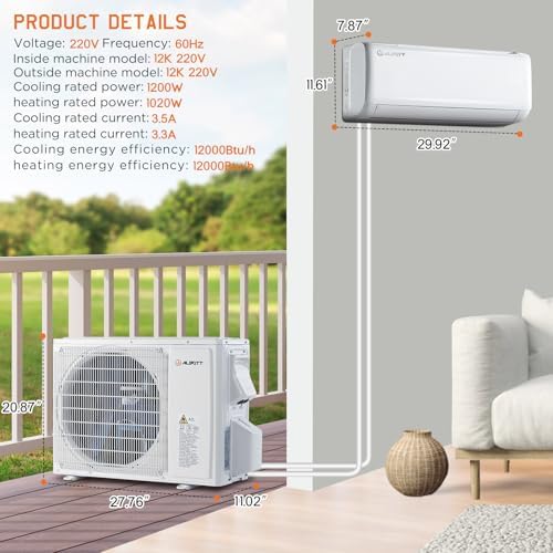 Albott Mini Split Air Conditioner Heat Pump 12000 BTU