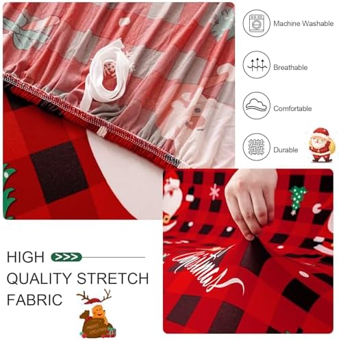 Luxudecor Christmas Sofa Cover Stretch Slipcover