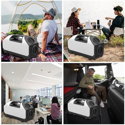 Bailigo 24V DC Portable AC for Camping 2900BTU Quiet 4 Modes