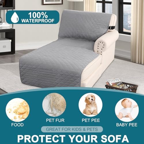 Turquoize Waterproof Sofa Covers for Pets Kids Sectional Couch