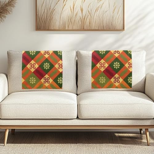 Plaid Recliner Headrest Protector for Leather and Fabric Furniture