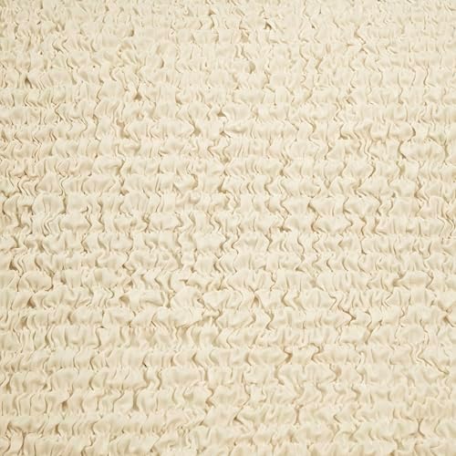 PAULATO Sectional Couch Cover - L-Shape Slipcover - Washable - Cream