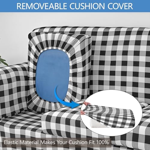 Keyroal Stretch Printed Sofa Cover Set 6-Piece 1