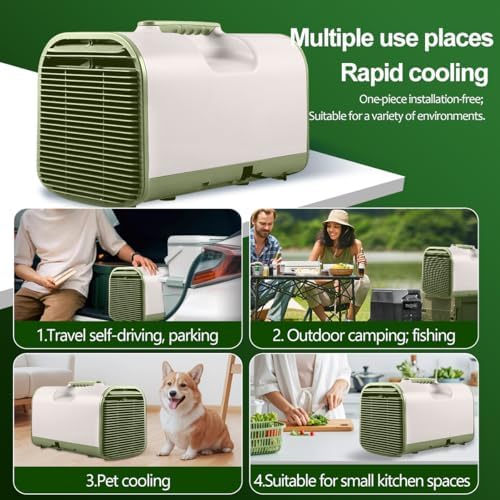 Kdluyu 5000 BTU Portable Air Conditioner for Car Camping and RVs
