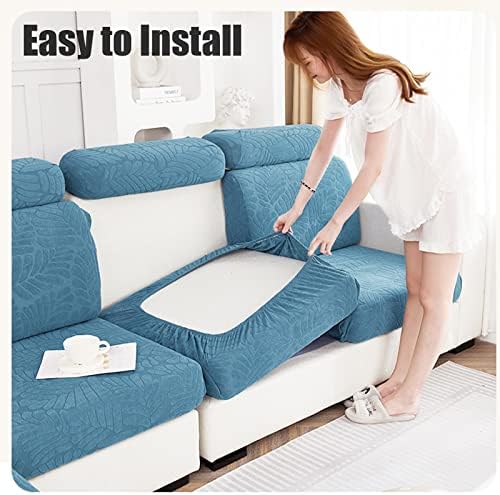 6Pcs Magic Sofa Cover Stretch Light Grey