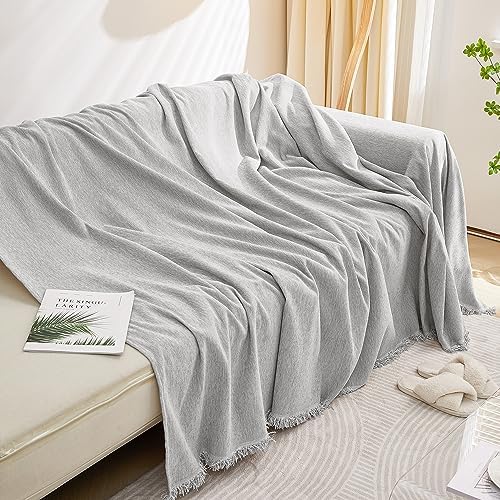 MEETSKY Sofa Covers for 3 Seats 91 x 134 Light Gray 1