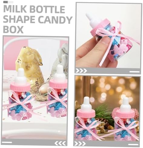6pcs Reusable Candy Bottles for Party Favors and Wedding Sweets