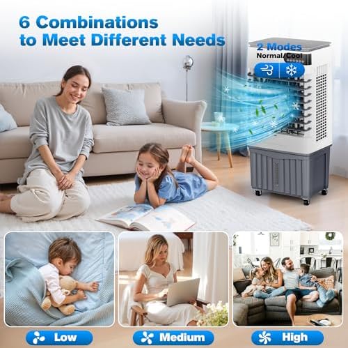 Manastin 4-in-1 Portable Evaporative Cooler