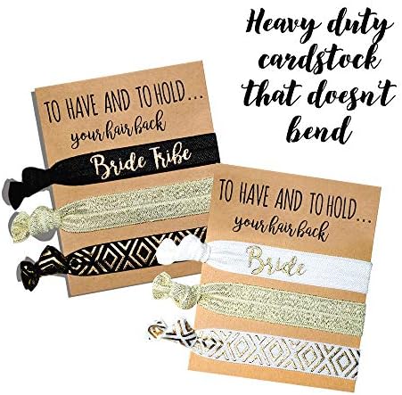 6 Pack Bachelorette Party Favors Hair Ties