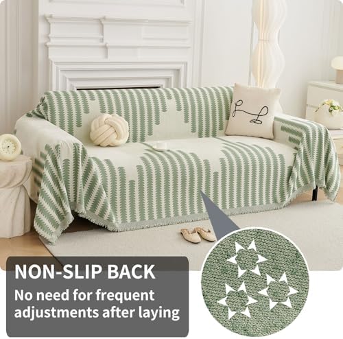 HAOMAIJIA Thick Non-Slip Sofa Covers for 3 Cushion Pet Friendly