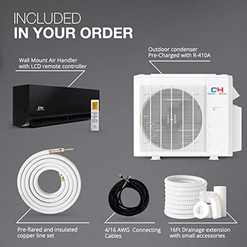 CooperHunter Olivia Series Midnight Edition Ductless Mini Split ACHeater