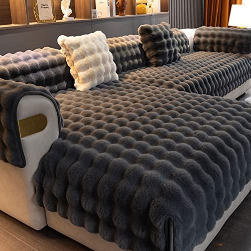 EFELIM Sherpa Fleece Sofa Cover for L Shape Sectional