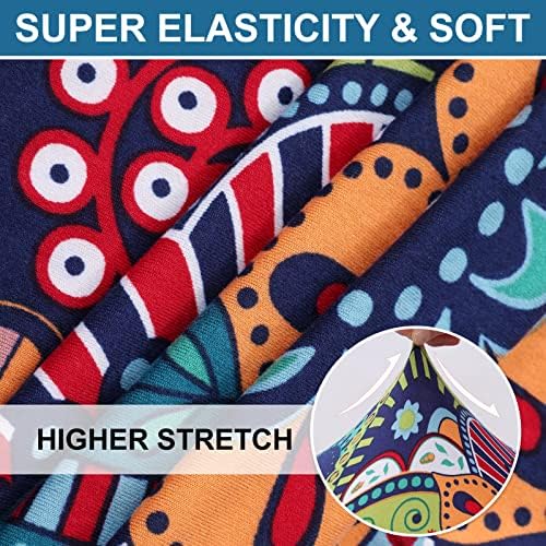 Smiry Printed Cushion Covers Stretch Soft and Non-Slip Sofa Slipcover