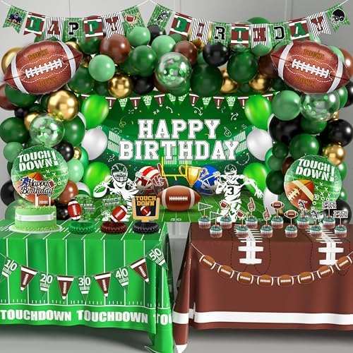 Football Birthday Party Decorations Superbowl Supplies
