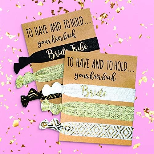 6 Pack Bachelorette Party Favors Hair Ties