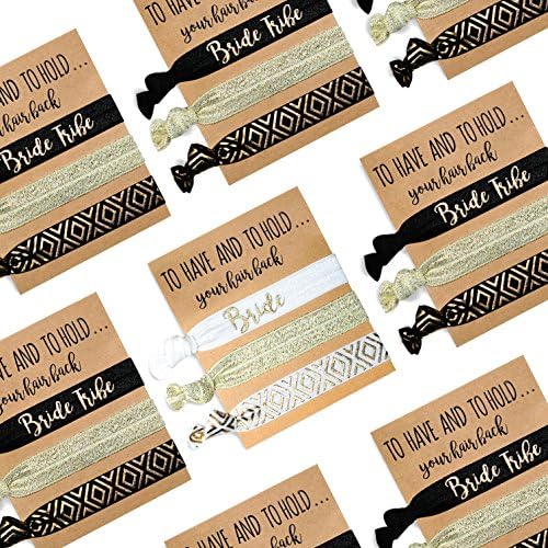 6 Pack Bachelorette Party Favors Hair Ties
