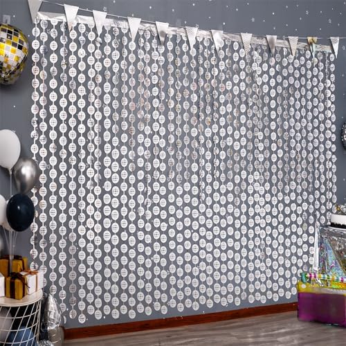 Menstarsi Disco Ball Photo Booth Props 4 Pack