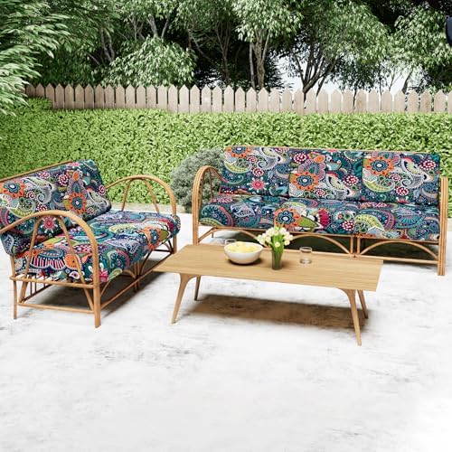 Smiry Printed Cushion Covers Stretch Soft and Non-Slip Sofa Slipcover