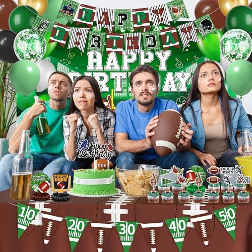 Football Birthday Party Decorations Superbowl Supplies